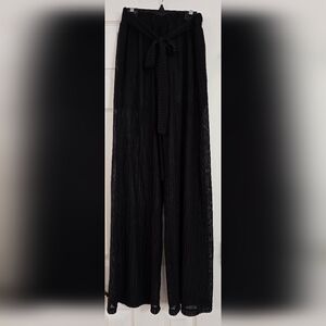 Elegant Black Wide-Leg Pants